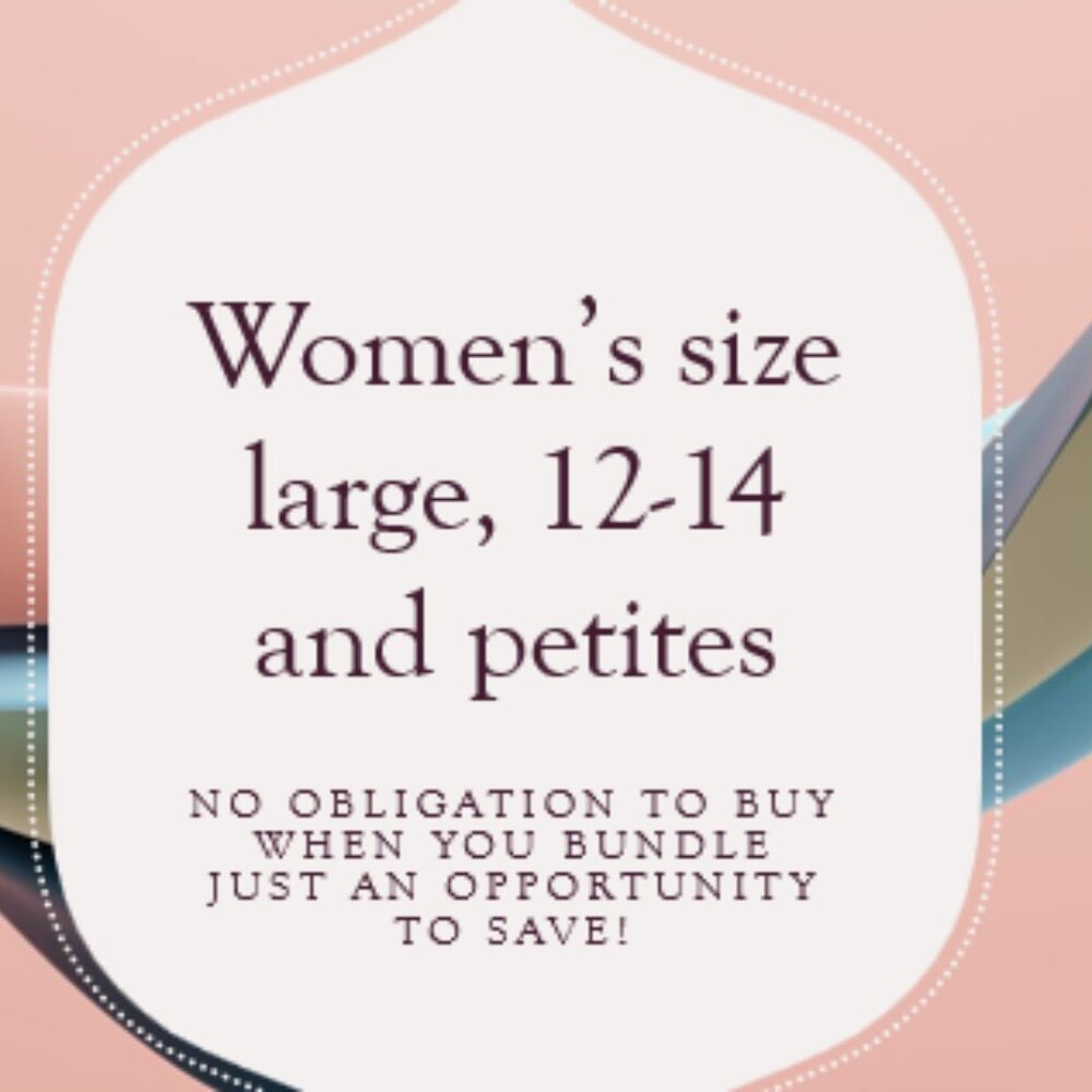 Women's size large Bundle and Save